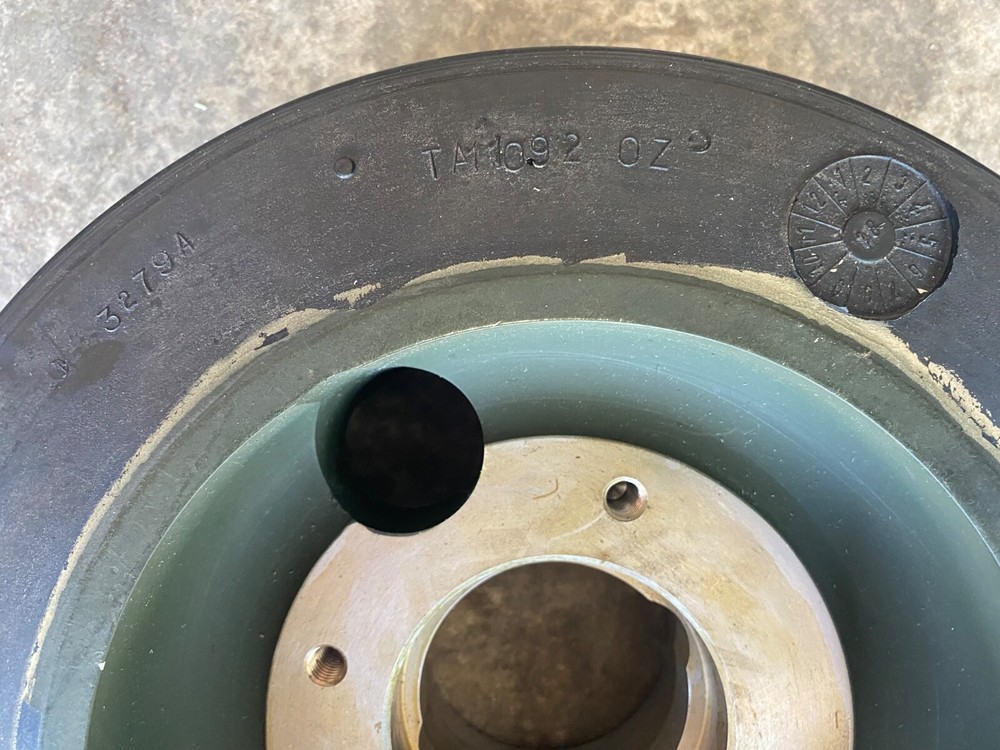 US Bradley Fighting Vehicle NOS Solid Rubber Road Wheel