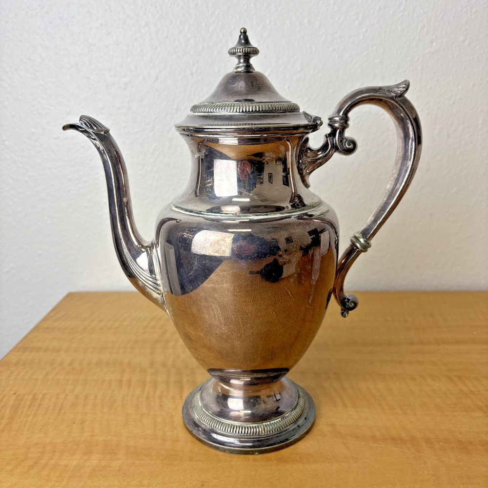 Gorham Silverplate Hollowware Coffee Pot Y1201 Monogramed