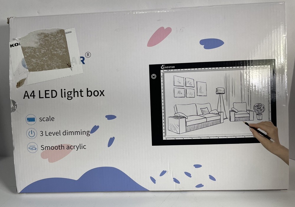 Xiaostar A4 LED Tracing Board with Type-C Charge Cable and Brightness Adjustable