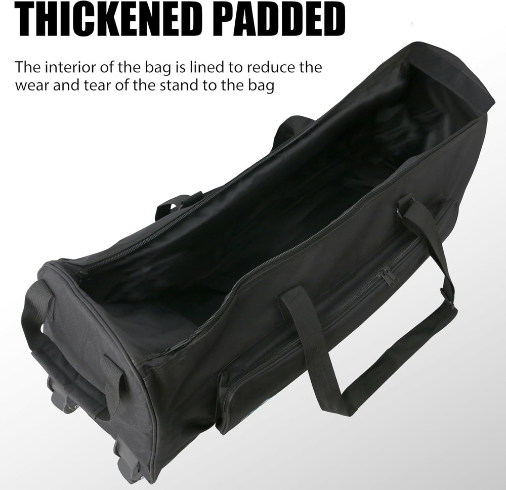 Drum Hardware Bag with Wheels Drum Set Hardware Carry Bag Drum Stand Accessory B