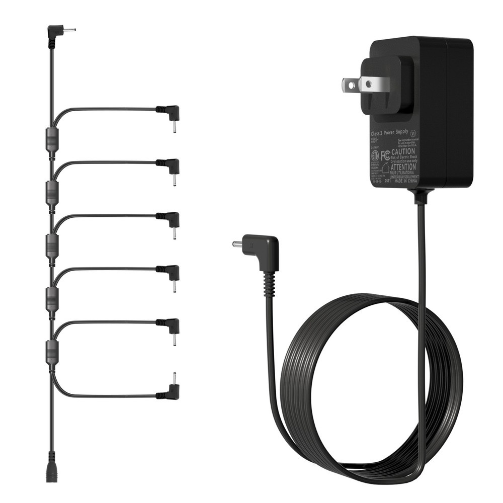 4.9FT+10FT Cable 7 Plug Power Adapter for Hallmark Magic Keepsake Ornaments