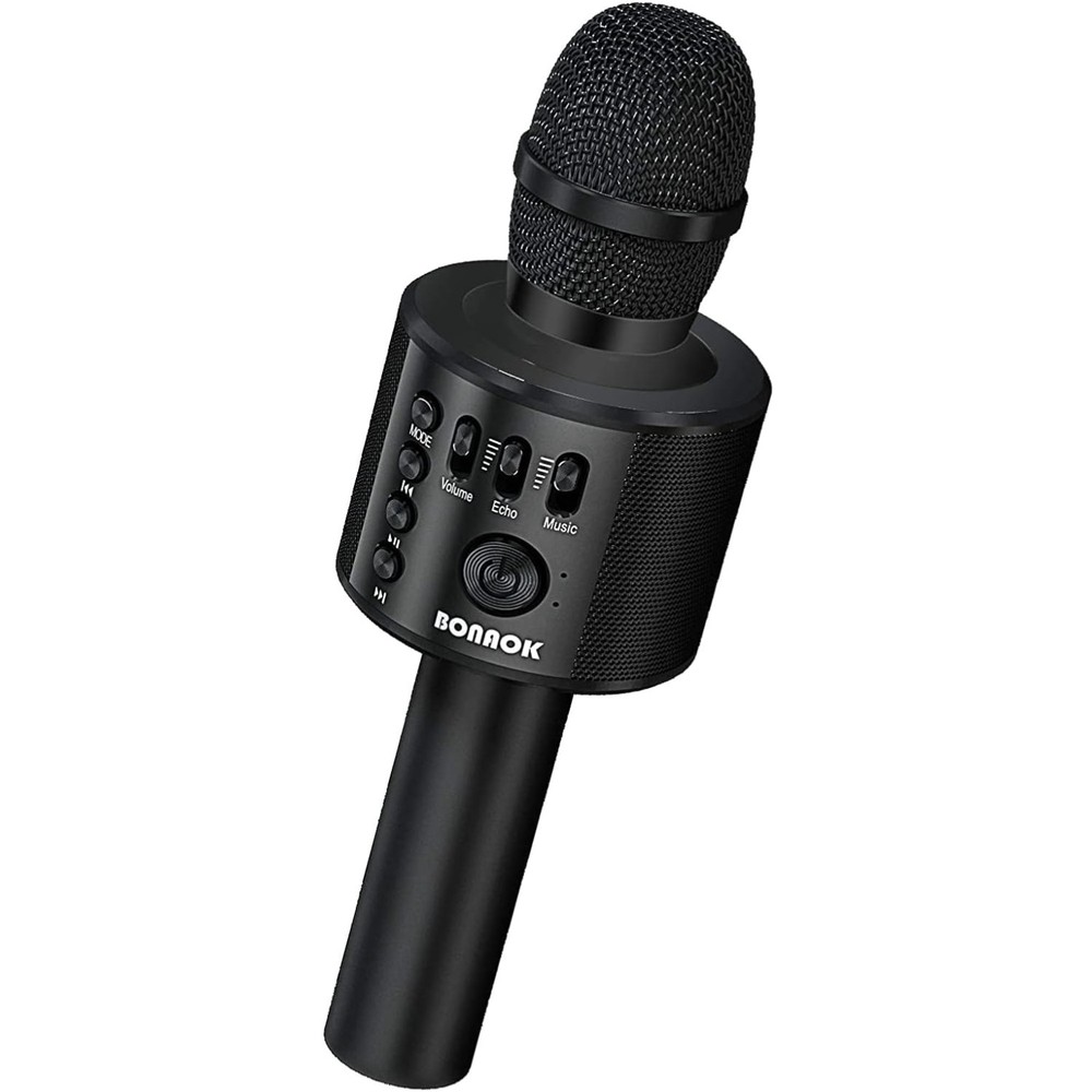 Bluetooth Karaoke Microphone with Echo Control for Smartphones