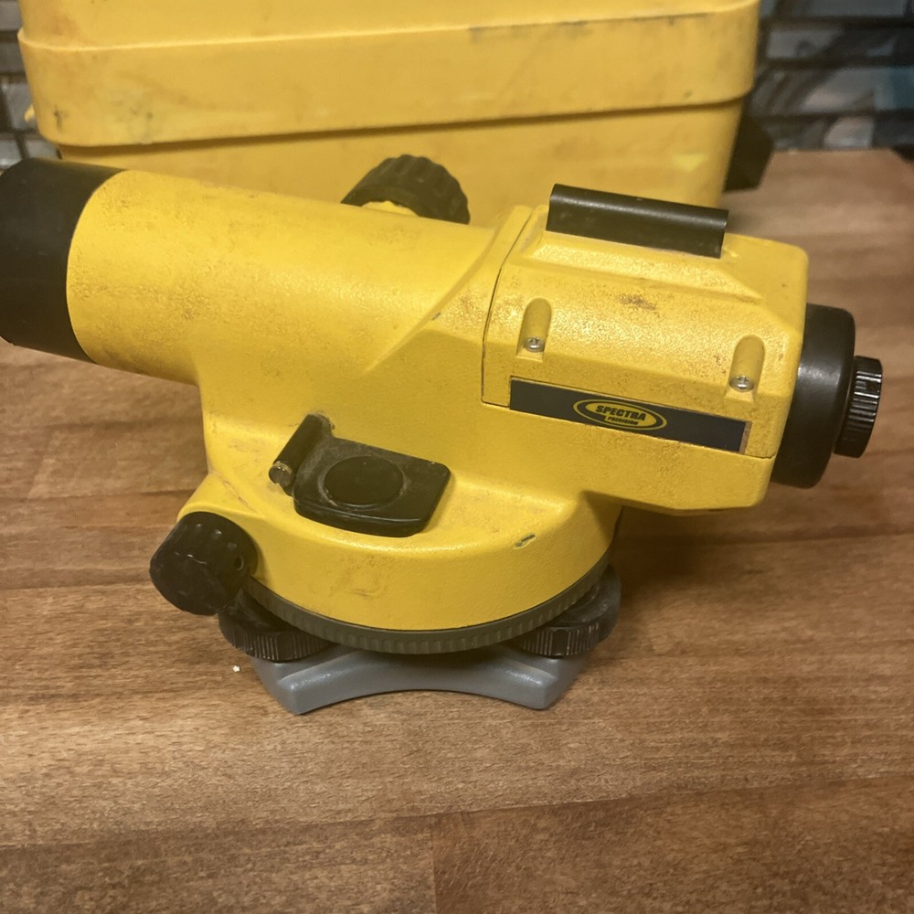 Spectra Precision AL28M Survey Construction Auto Level with Hard Case Untested