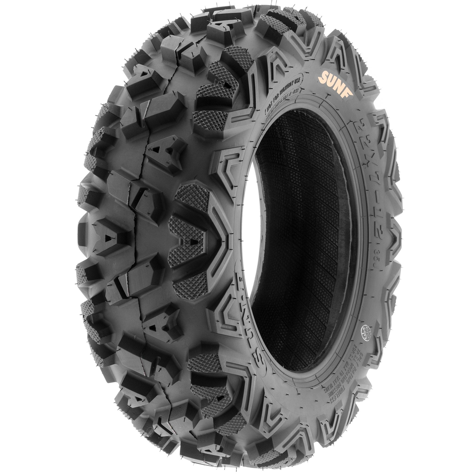 SunF 25x8-12 25x10-12 All Terrain Tires ATV UTV 6 PR POWER I A033 - Bundle set