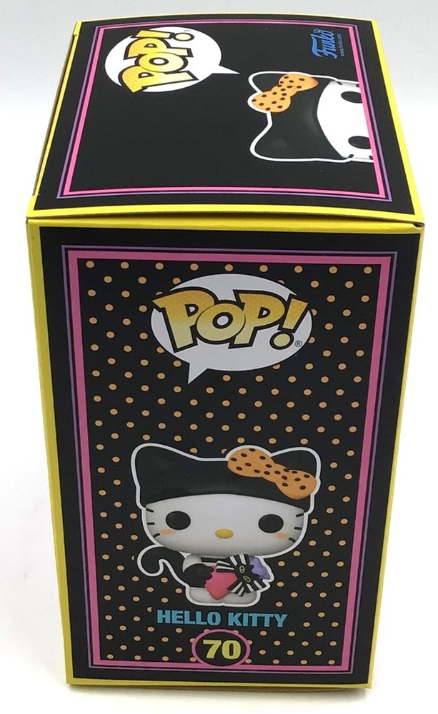 Funko Pop! Hello Kitty Blacklight #70 Hot Topic Exclusive with POP Protector
