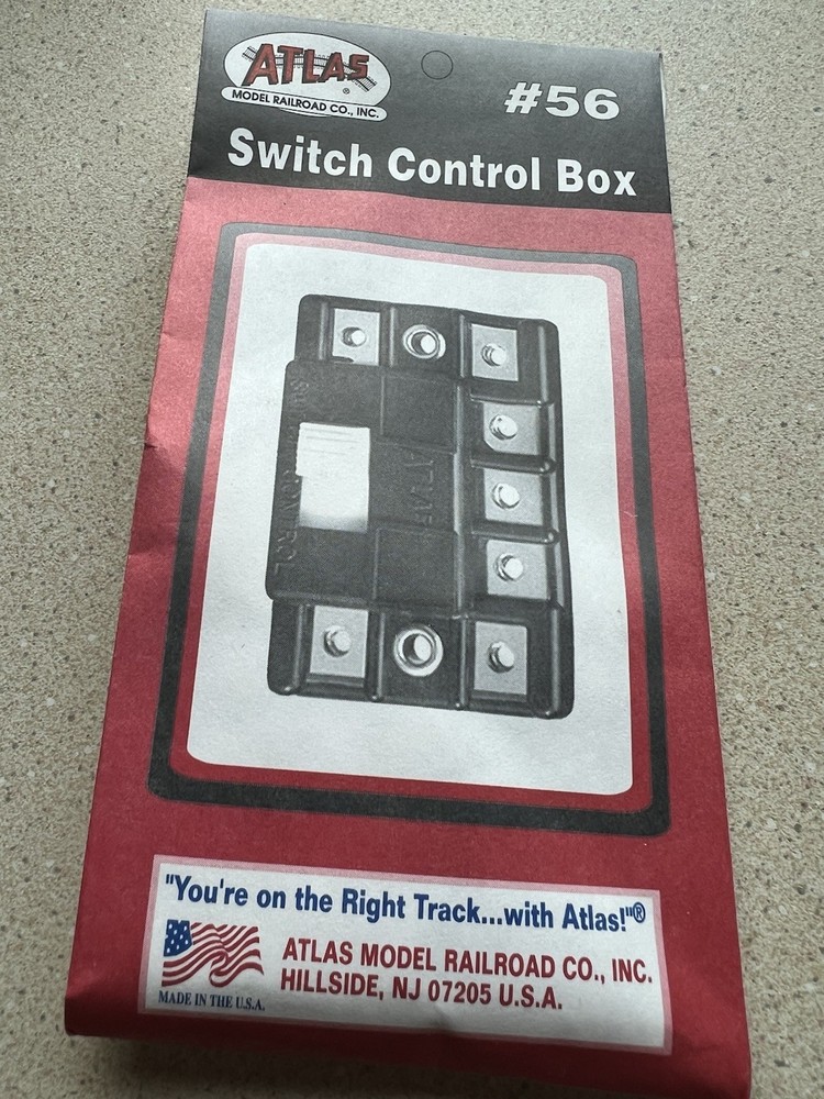 #56 Atlas HO Scale Switch Control Boxes New In Package.