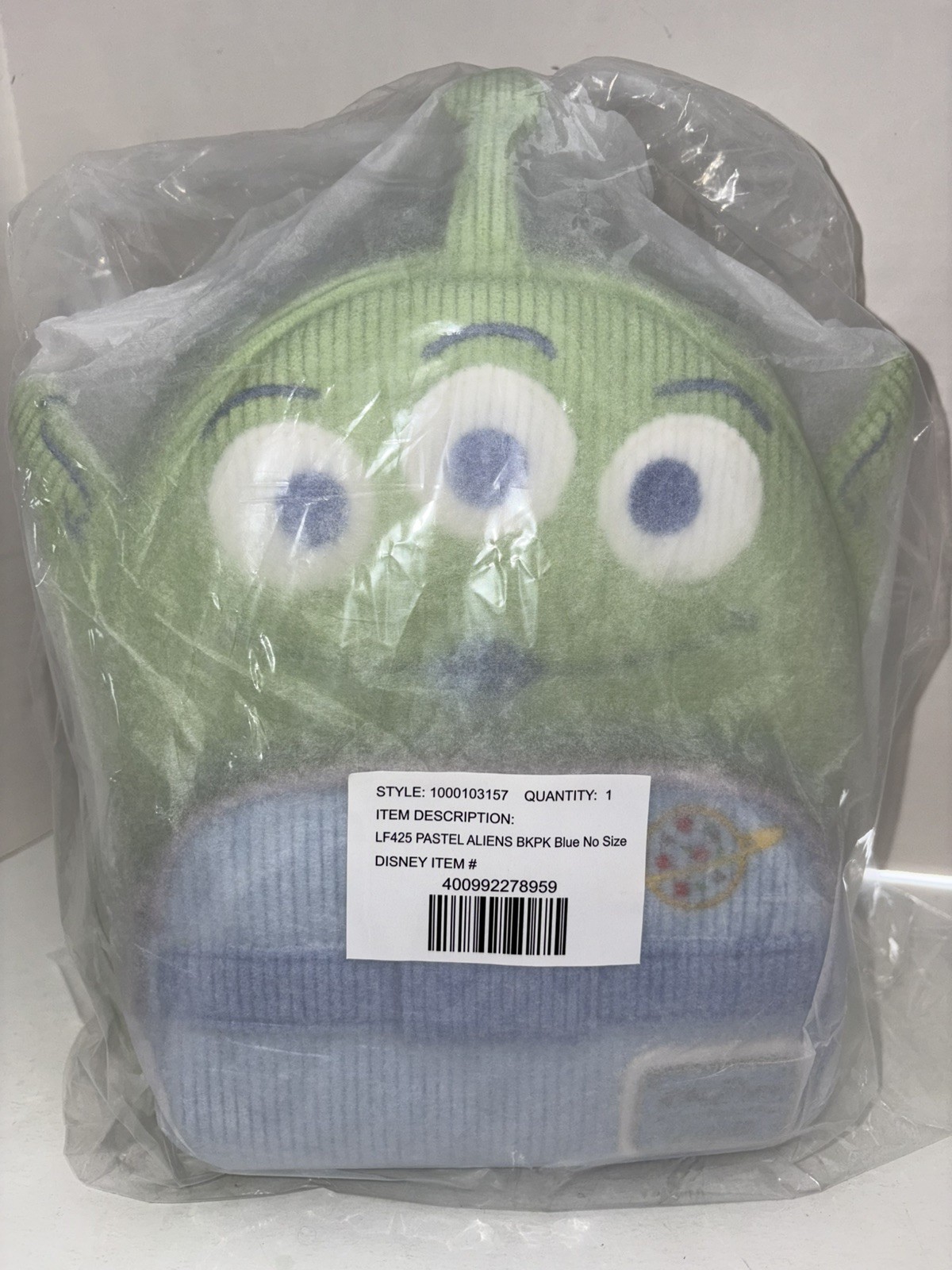 Disney Parks Loungefly Toy Story Alien Pastel Corduroy Pixar Backpack Easter