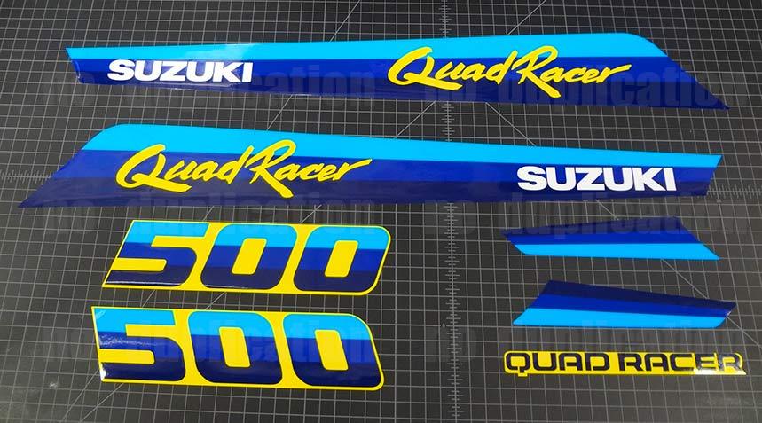 1990 90' Quadracer 7pc LT500R, LT500 500 QUADZILLA Decals stickers graphic kit
