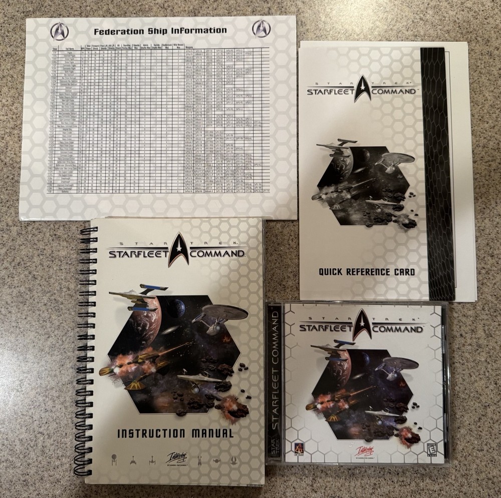 Interplay Star Trek Starfleet Command PC CD-ROM Windows based game