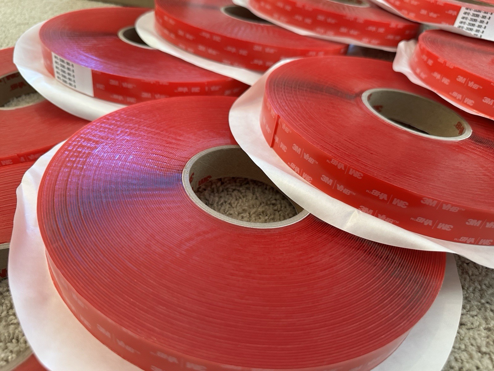 3M VHB Tape 4910 - Clear - 1.000in x 36yd - CASE OF (9) ROLLS - 324yd / 296.262m