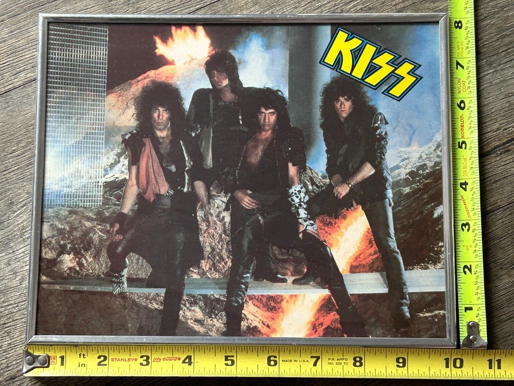KISS Photo Glass Mirror Carnival Boardwalk Animalize Vintage Kiss Memorabilia A