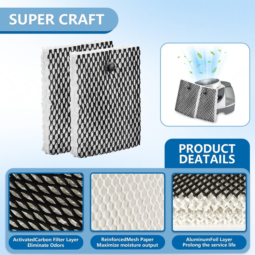 Humidifier Filter Replacement for Holmes HWF100 (6-Pack)
