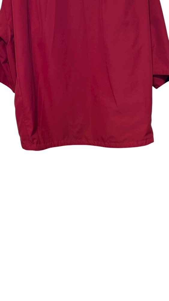 Zero Restriction Men Jacket 1/4 Zip Pullover Waterproof Reversible Red Black XL
