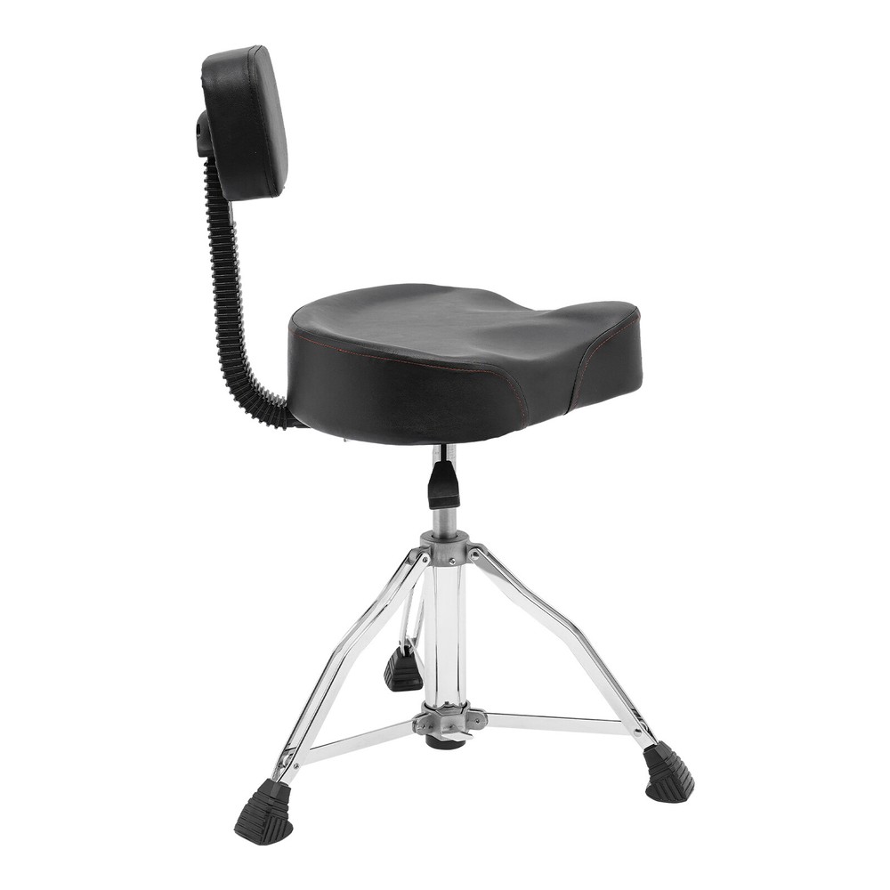 Drum Stool with Backrest, Height Adjustable Drum Stool, Pneumatic Drum Chair