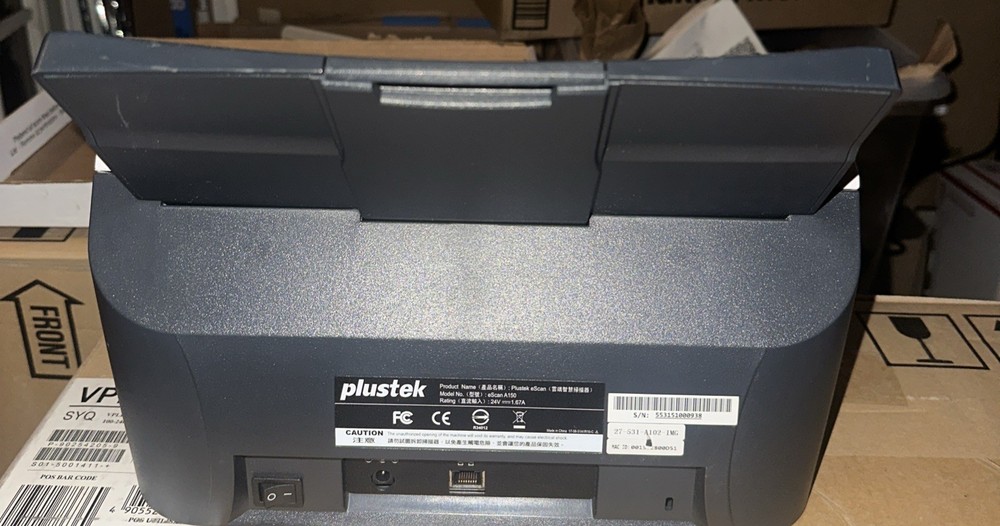 PLUSTEK eScan A150 Document Scanner PLEASE READ FIRST