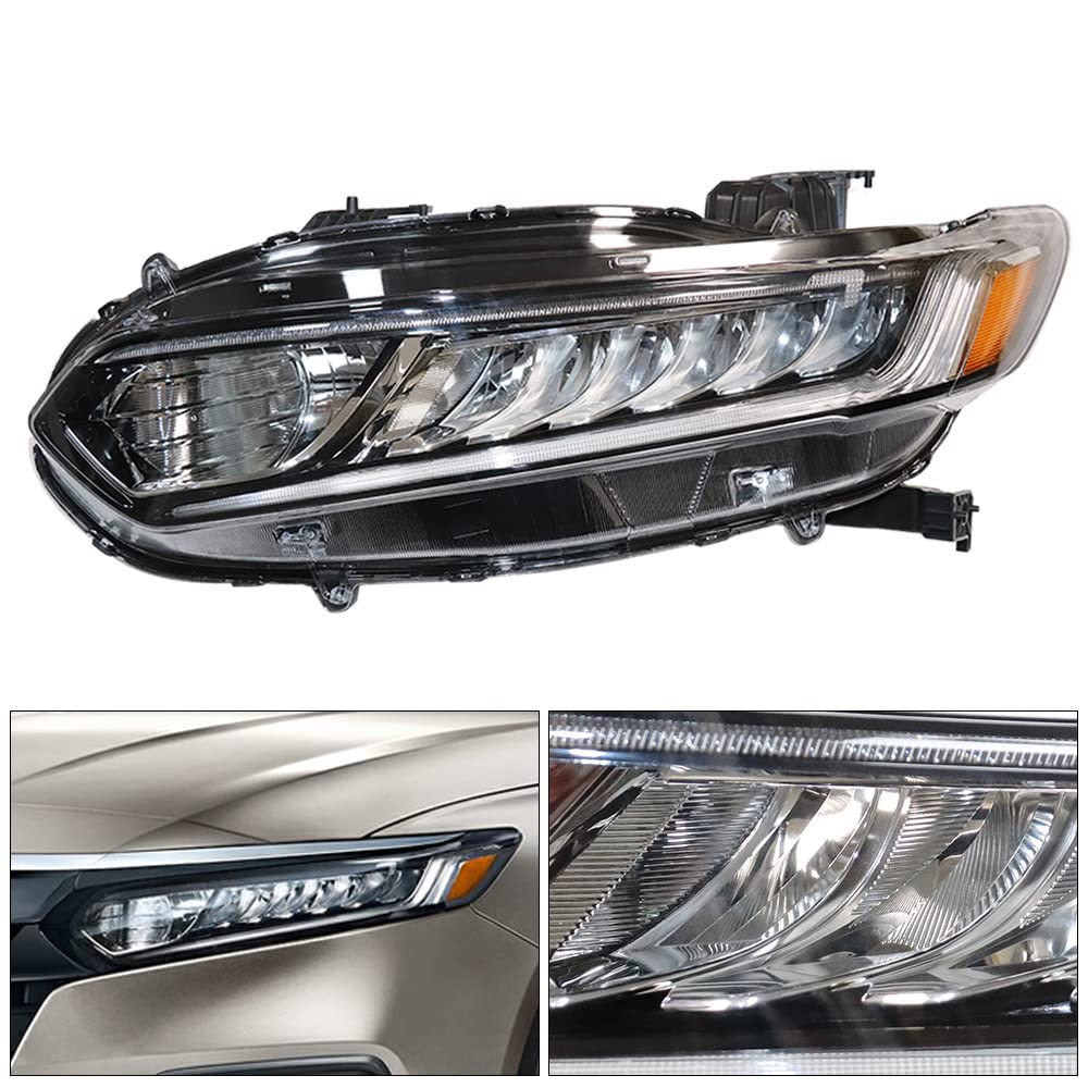 Headlight Assembly Replacement for 2018-2020 Accord Driver Left Halogen