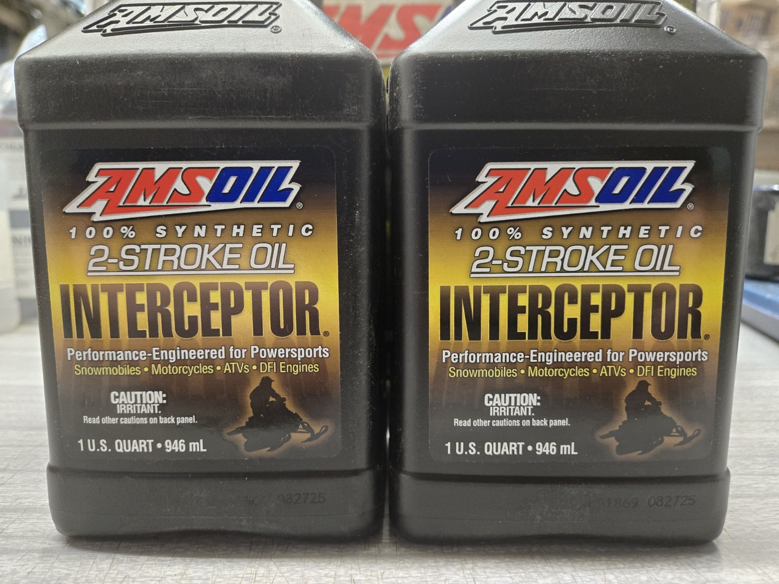 AMSOIL Interceptor 100% Synthetic 2-Stroke Oil- PACK OF 4 QUARTS