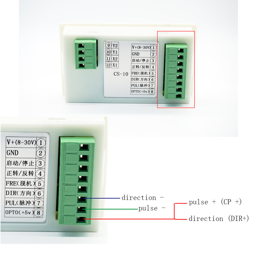 CS10-3 Stepper Motor Servo Motor Drive Stepless Speed Controller Pulse Generator