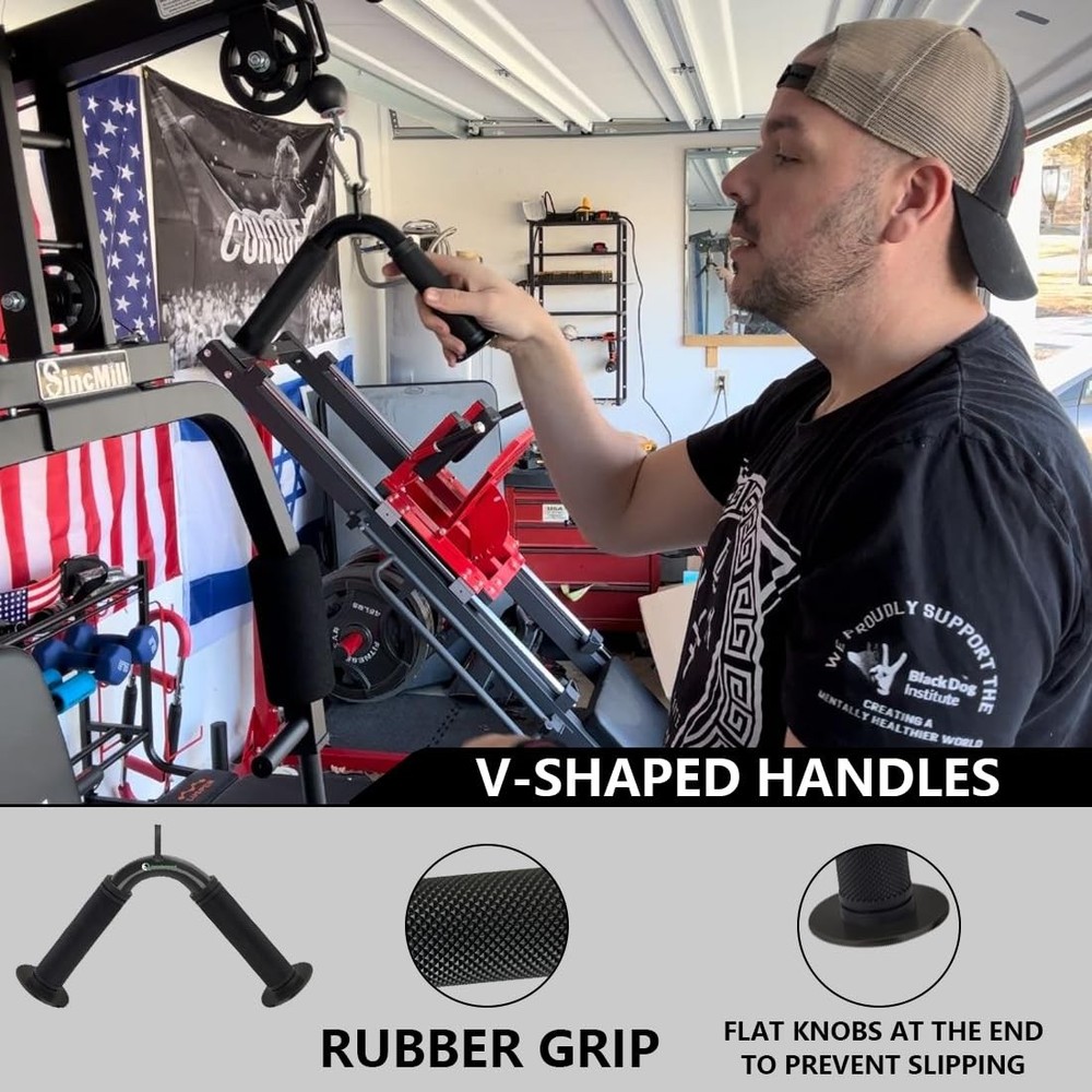 Cable Machine Attachment Set LAT Pulldown Attachments Weight Machine Accessories