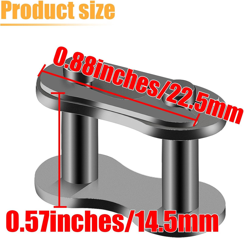 10 Pcs 415 Drive Chain Master Link Split Connector for 49cc-80cc Motorized Bikes