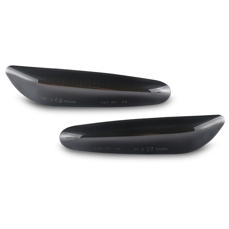 Sequential Smoked LED Side Marker Lights For BMW E60 E61 E82 E88 E90 E91 E92 E93
