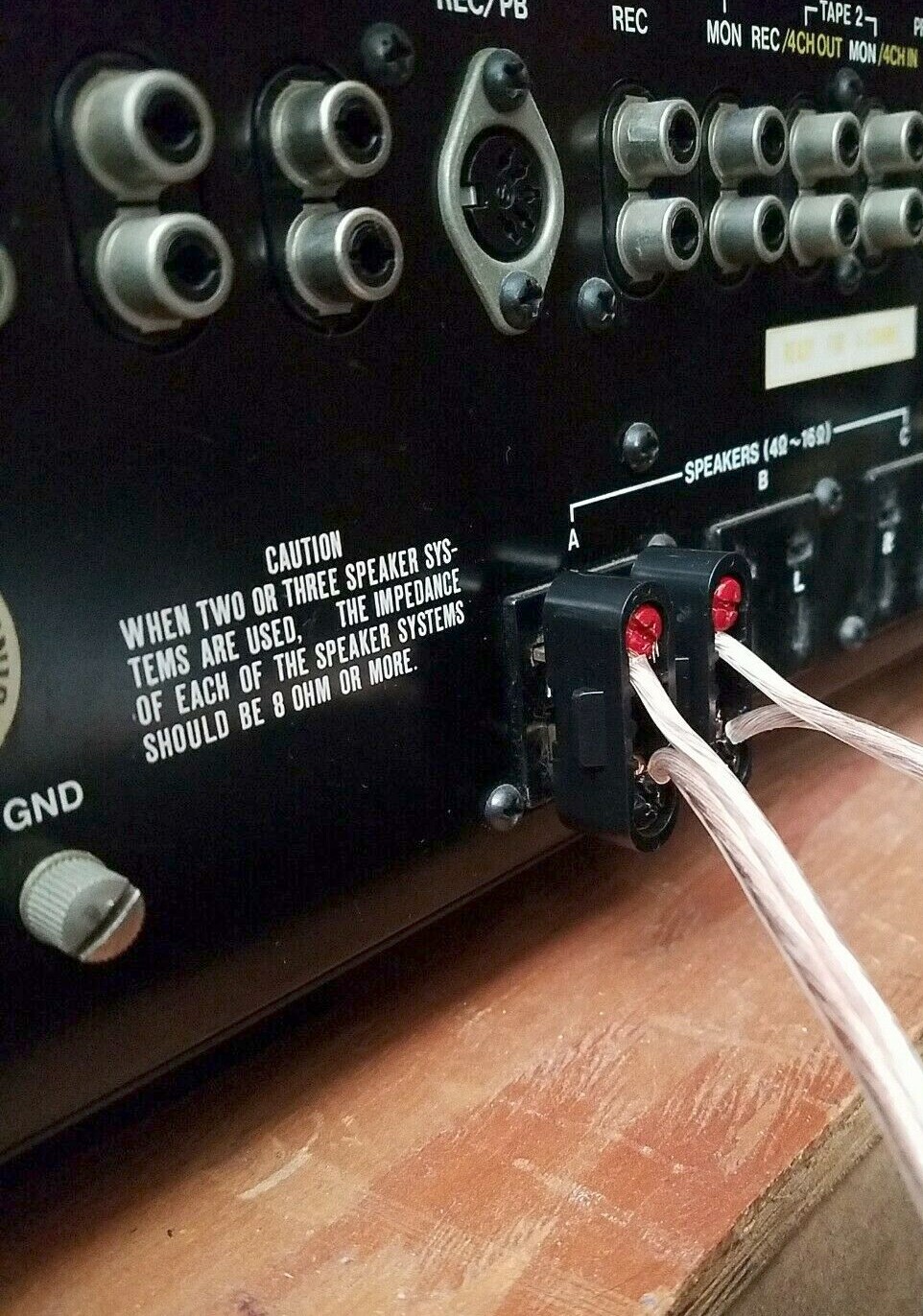 2 Pioneer Speaker Plug Connectors SX-525 SX-626 SX-727 SX-828 SX-990 SX-1000