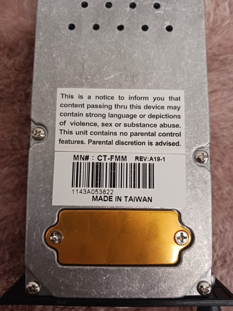 Cable Tronix CT-FMM Fixed Channel Modulator