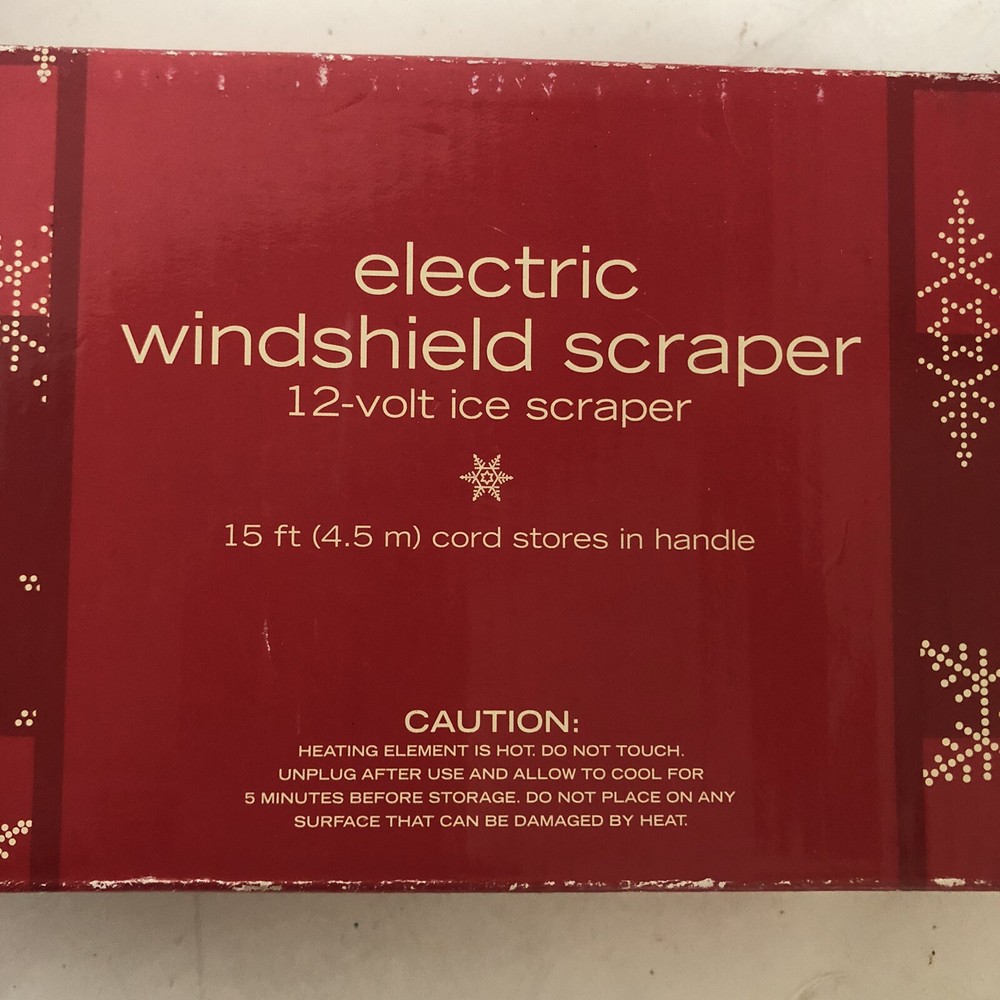 Electric Windshield Scraper 12 Volt Ice Scraper 15Ft Cord