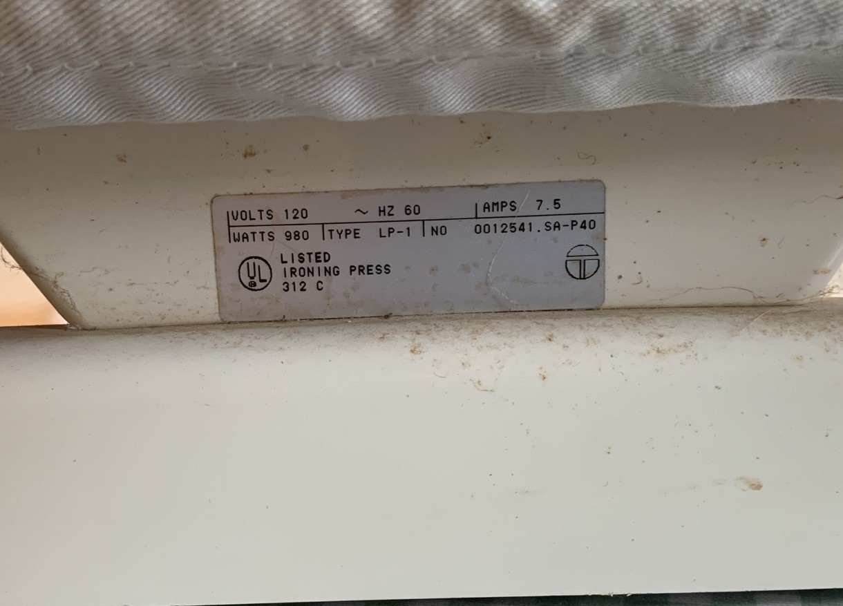 Lotus by Elna Ironing Industrial Electric Clothes Press