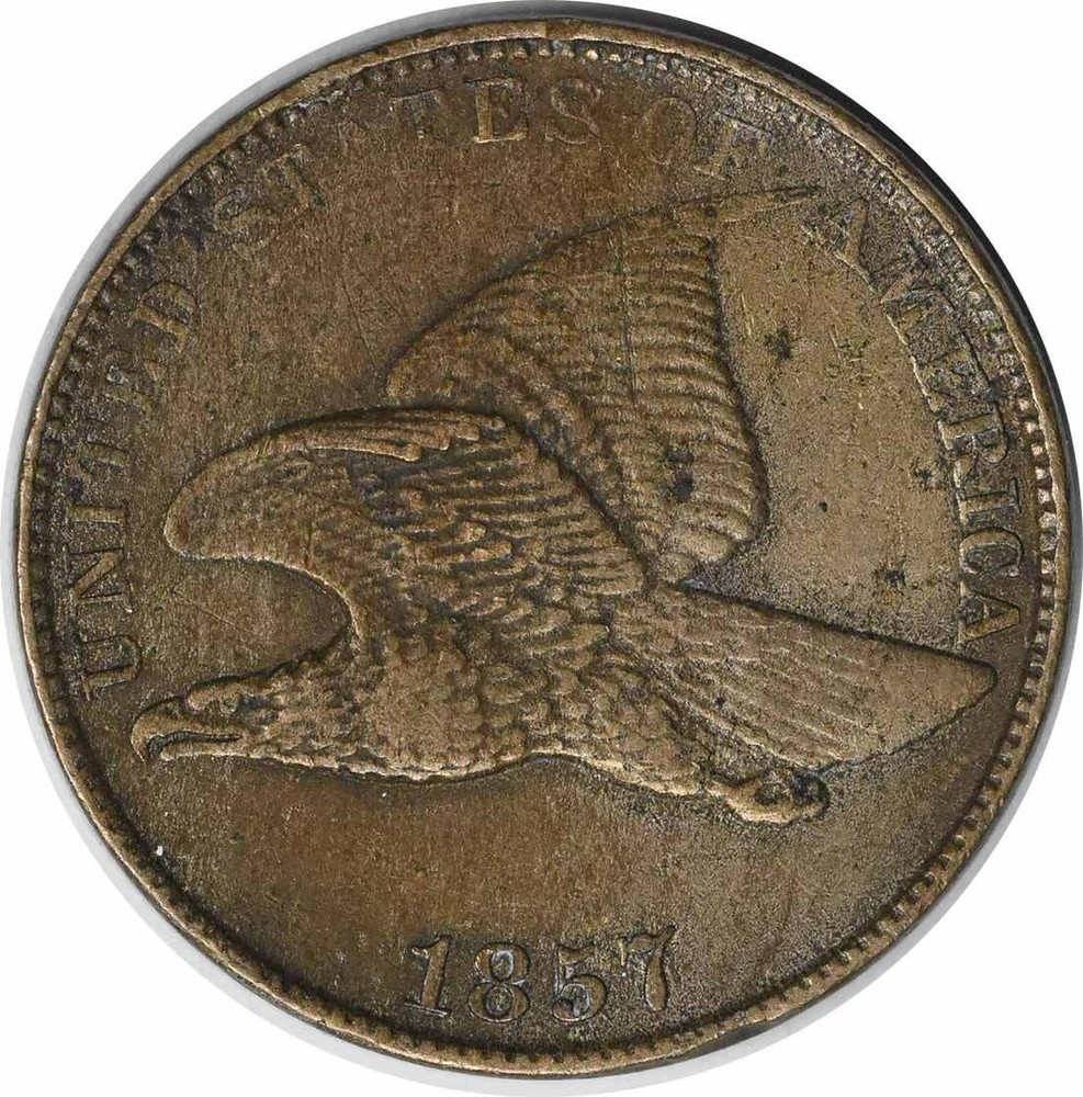 1857 Flying Eagle Cent EF Uncertified #1050