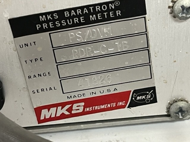 MKS PDR-C-1B BARATRON PRESSURE READOUT