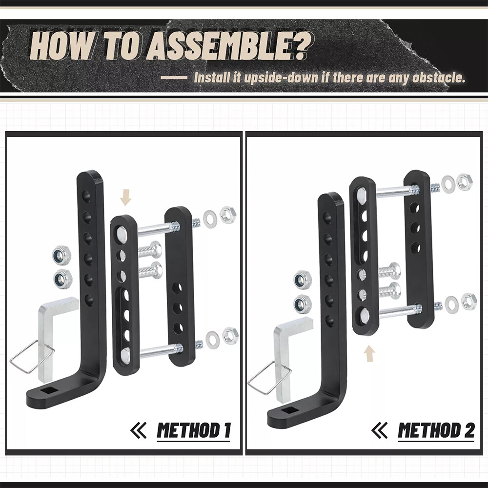 2PCS⬇Trailer Sway Control Bracket for Equalizer Hitch-Weight Distribution System