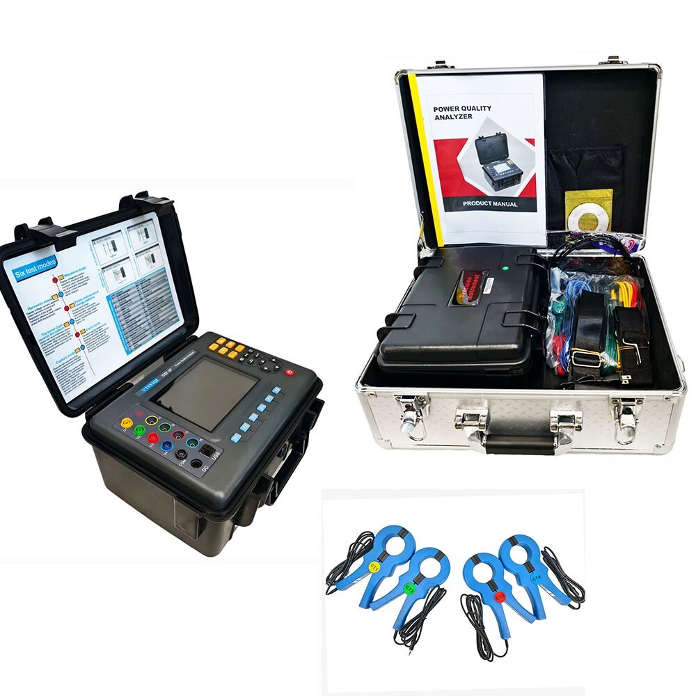 Three Phase Power Quality Analyzer 3 Phase Energy Quality Analyzer 1.0A~1000A