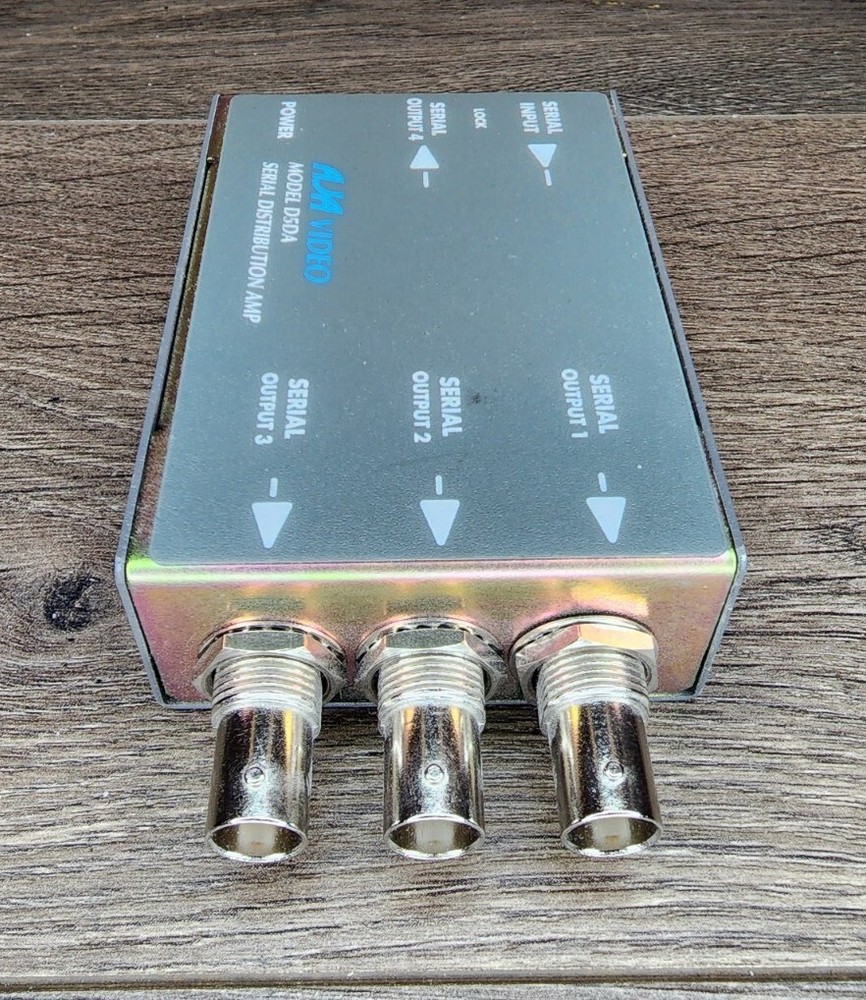 AJA D5DA Multi format 1x4 Re-Clocking SDI Distribution Amplifier, NO CABLE!