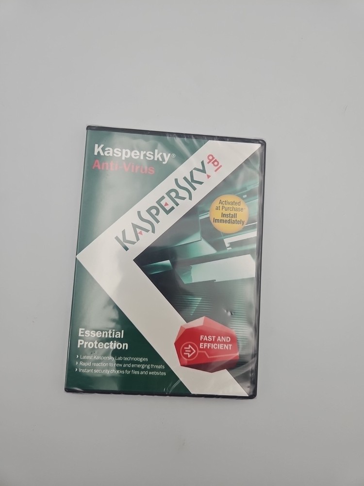 KASPERSKEY Lab Anti-Virus Protection PC Computer Security Software NEW Sealed