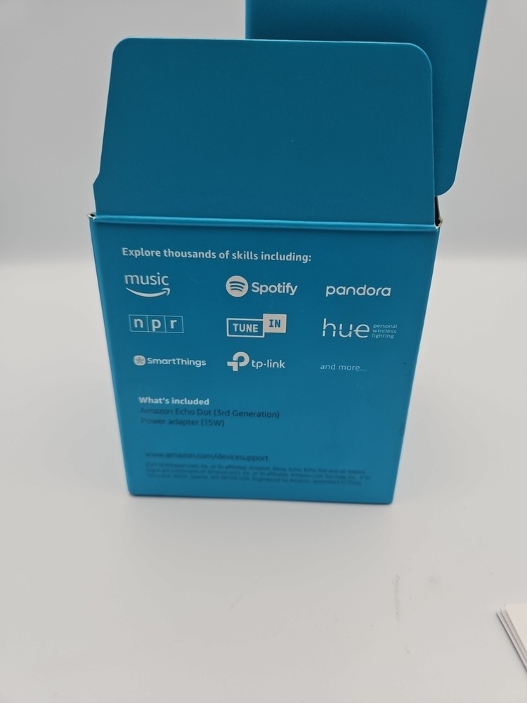 Amazon Echo Dot 3rd Generation Alexa Voice Media Device Open Box