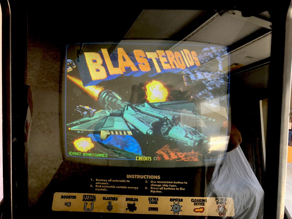 BLASTEROIDS Asteroid Arcade Machine by Atari (Great Condition) *RARE*