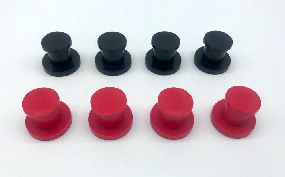 4 Pair Group 31 Stud Post Protective Caps 3/8" Protects Posts