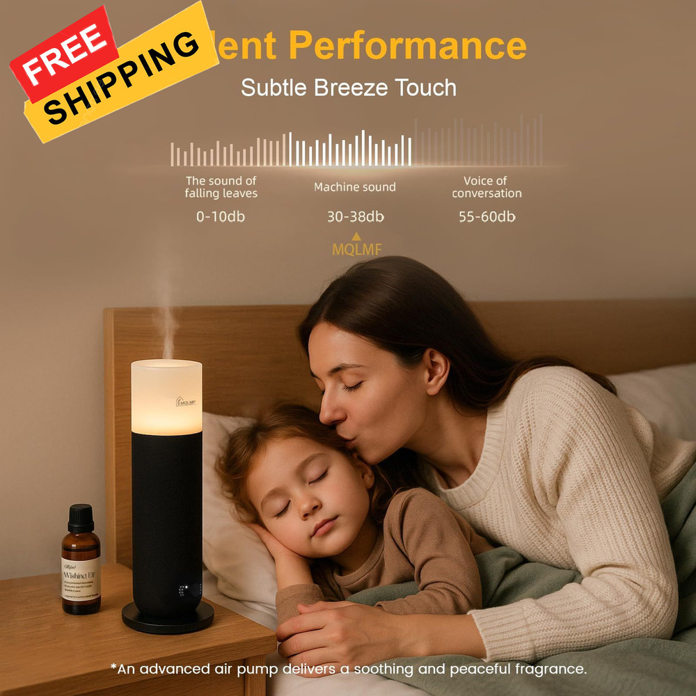 MQLMF Hotel Collection Diffuser 1000 Sq Ft, Weave Black