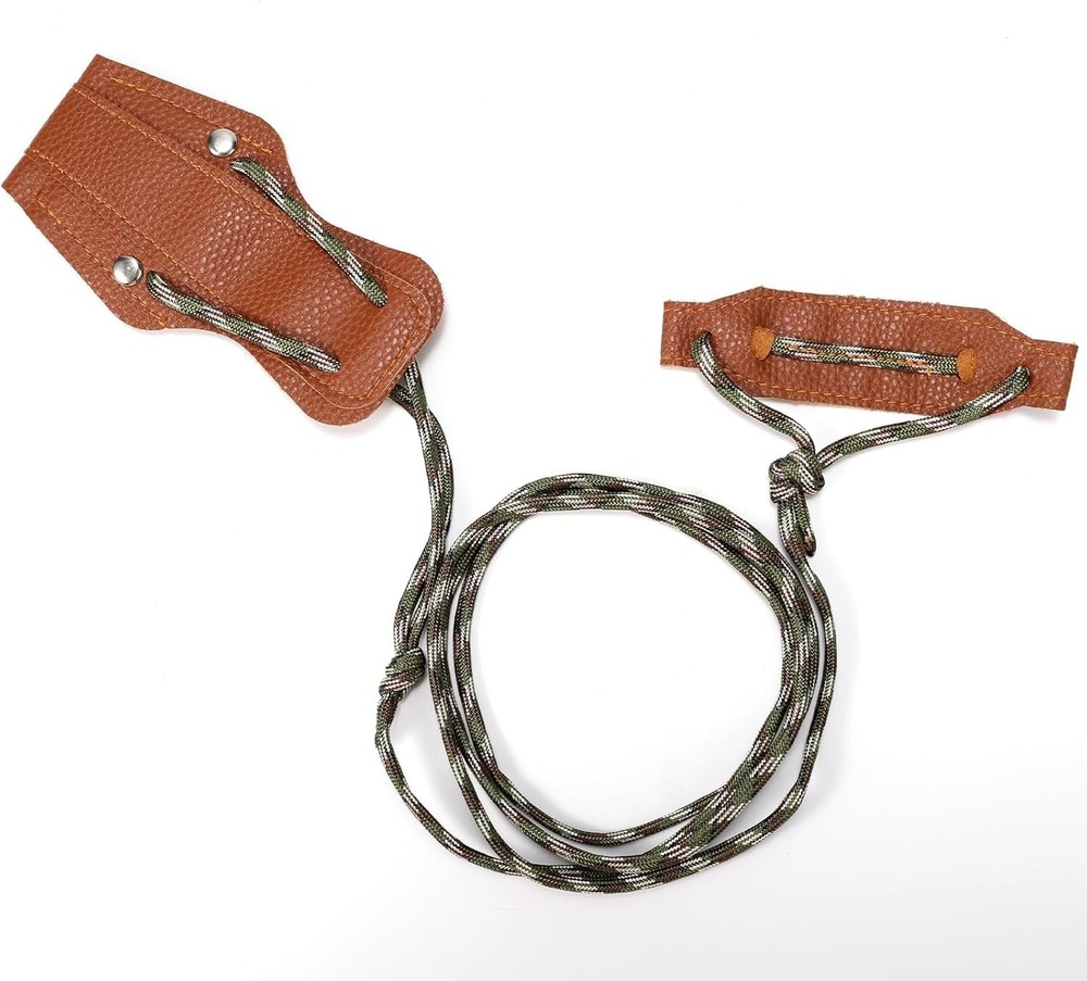 Leather Bow Stringing Tool with Non-Slip Grip - Pro Archery Accessory