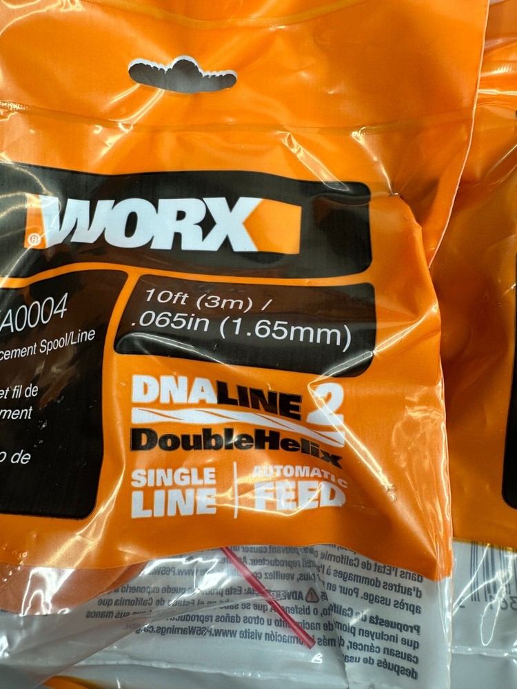 Worx Trimmer Replacement String Spools 10 Pack Case #WA0004.15 20 Spools