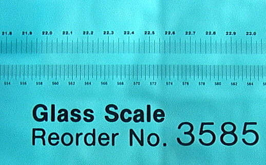 Bishop Opto-Scale Glass Scale 3580