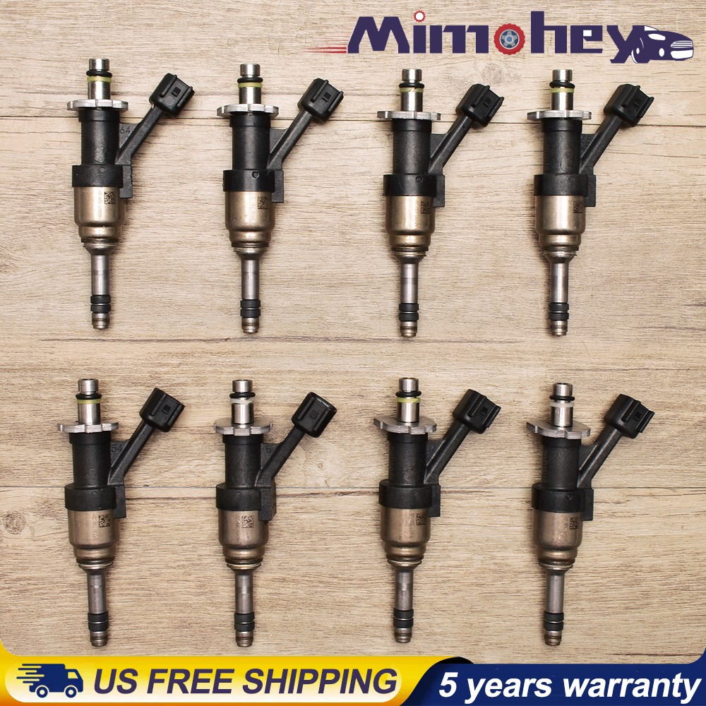 8PCS FUEL INJECTORS 12668393 FOR 2014-2018 CHEVY GMC CADILLAC CAMARO SS GM 6.2L