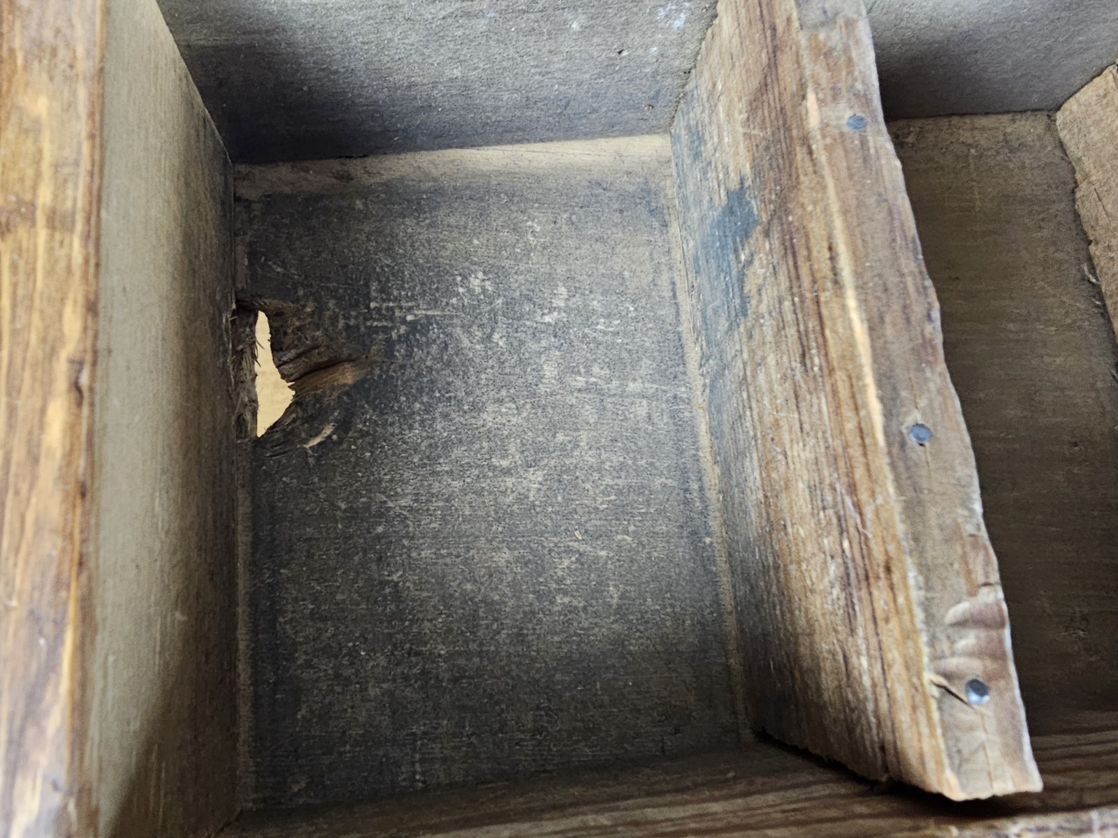 Vintage Wooden Spool Cabinet Craft Sewing Box Organizer Drawers Rustic Storage