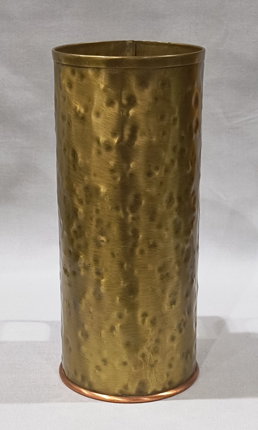 Brass Copper Matchstick Holder Cup Colony Metalsmiths of Virginia Denbigh