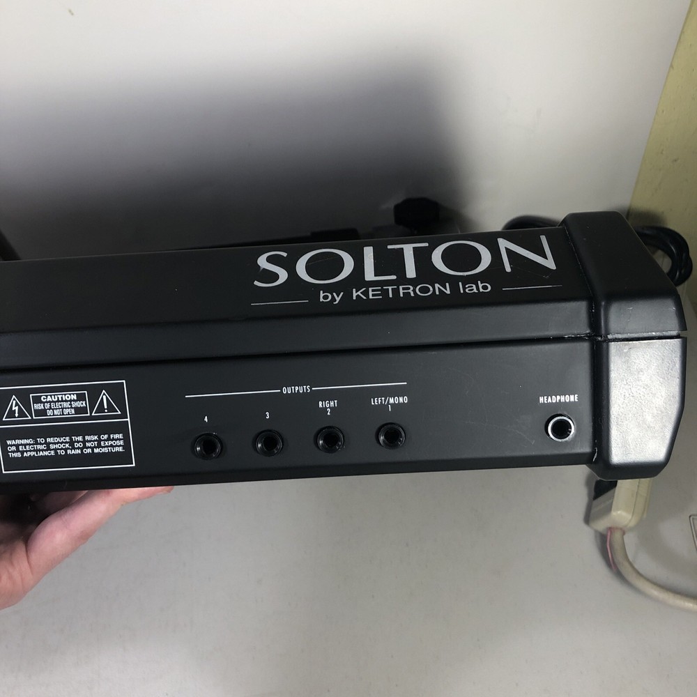 KETRON Lab Solton MS40 MIDI Module Arranger Sequencer Module Working W/ Stand