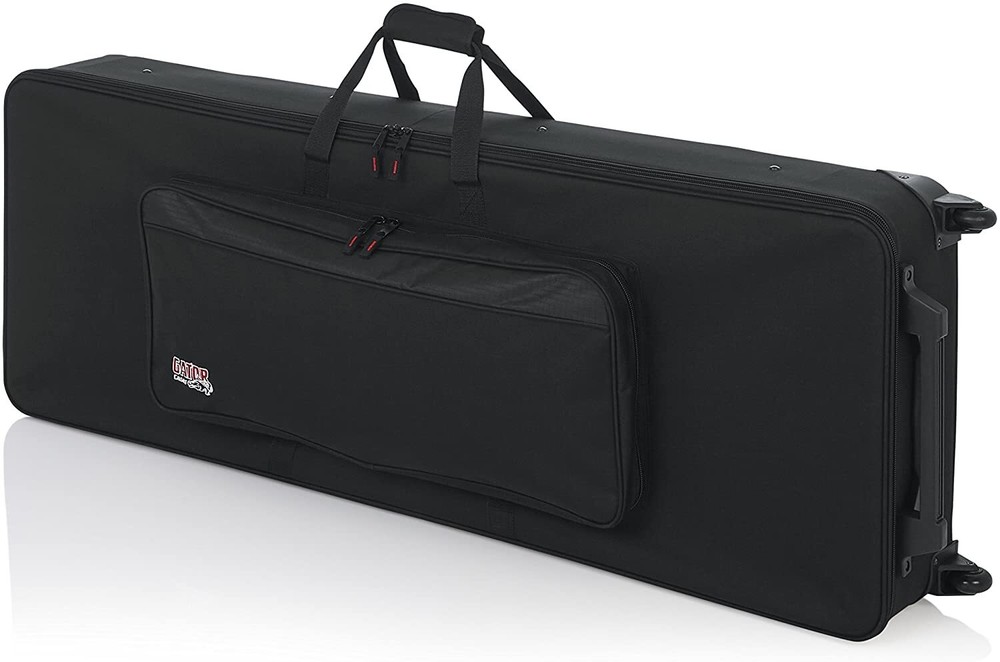 Gator Cases Lightweight 76-Note Keyboard Case with Pull Handle and Wheels