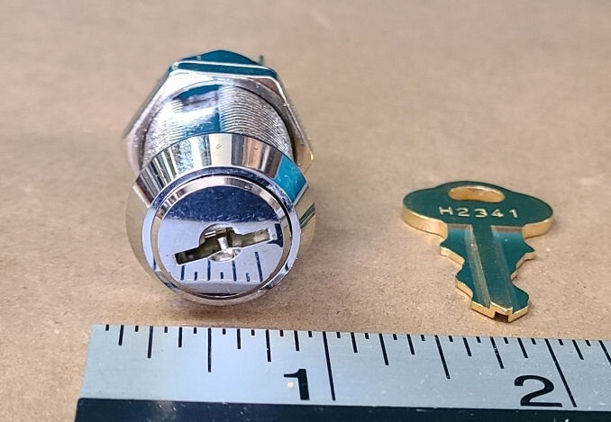 Lock electrical key switch with ( momentary - spring return ) with 1 key - New