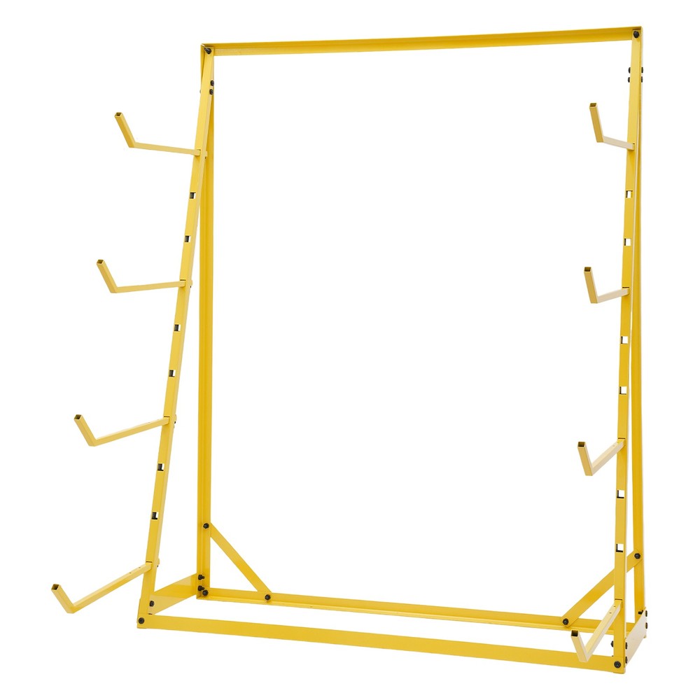 4 Tier Steel Horizontal Lumber Storage Rack Adjustable Storage Cantilever Rack