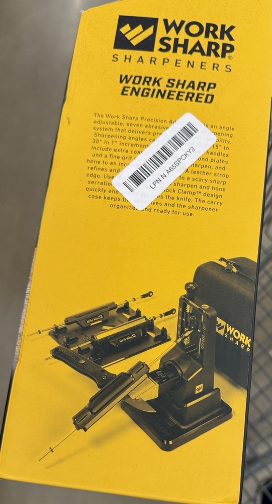 Work Sharp Precision Adjust Sharpening Tool Black Yellow for Sharpening